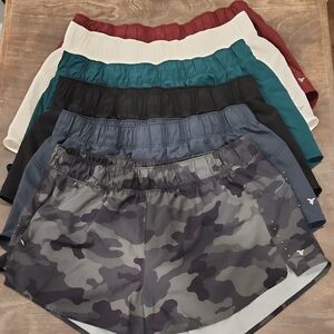 Lot Of Six Old Navy Active Quick Dry Shorts - Size Large